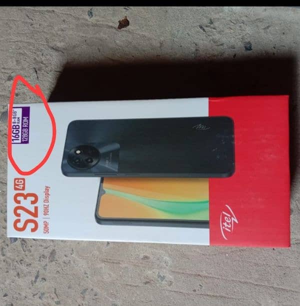 Itel S23 10/10 Condition for sale 8+8/256 memory 5