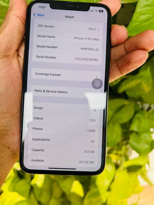 iphone 11 pro max PTA approved 512gb 5