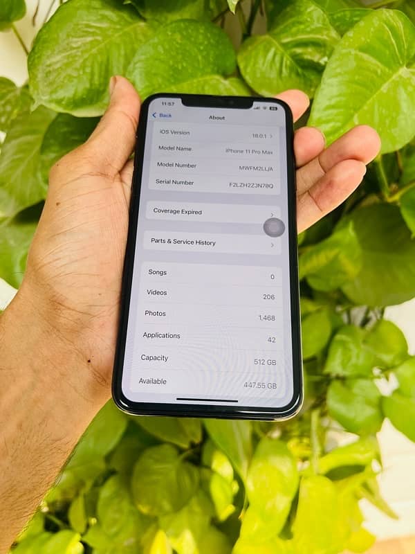 iphone 11 pro max PTA approved 512gb 6