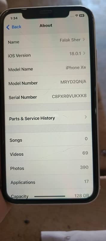 iPhone Xr non pta factory unlock 128GB for sale 0