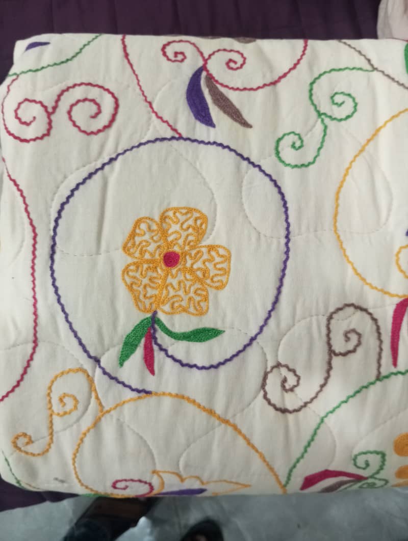 Pure cotton hand embroidery Bed Spread 2