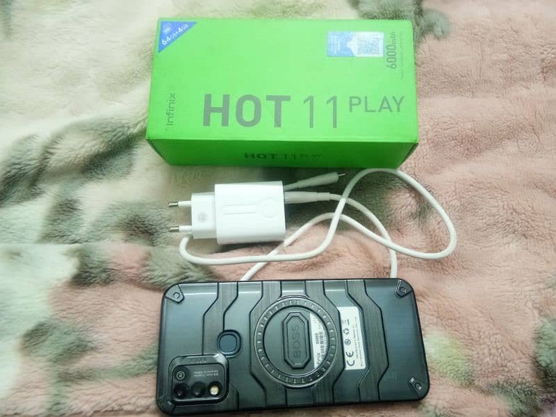 infinix hot 11 play 4/64 GB 6000 mAh long time battery 9