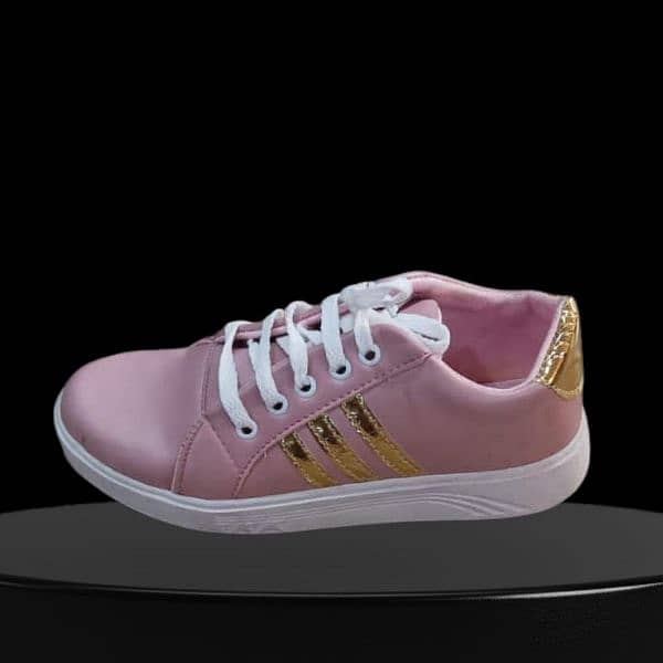 pink leather shoes 1