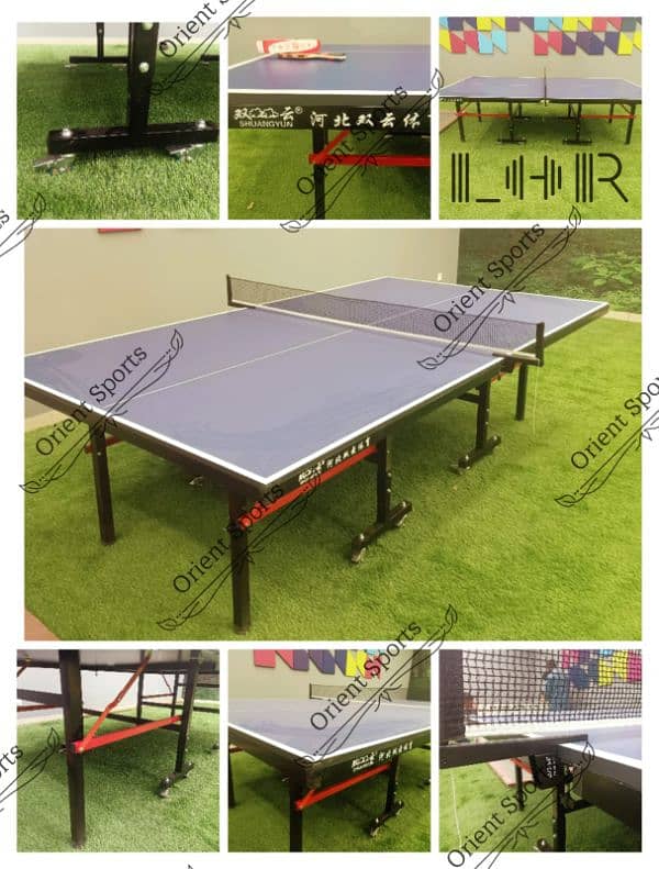 Table tennis table/Rackets/Nets/balls/Foosball/patti/Carrom board/Ludo 4