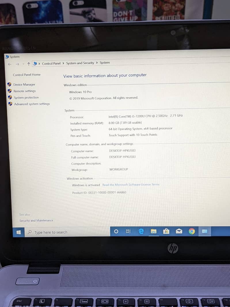 HP Elitebook 840 G4 Core i5 7th Gen With Touch 2