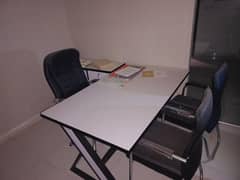 Executive Office Table and Office Chair 0