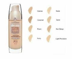 Maybelline satin dream foundation+ RT sponge