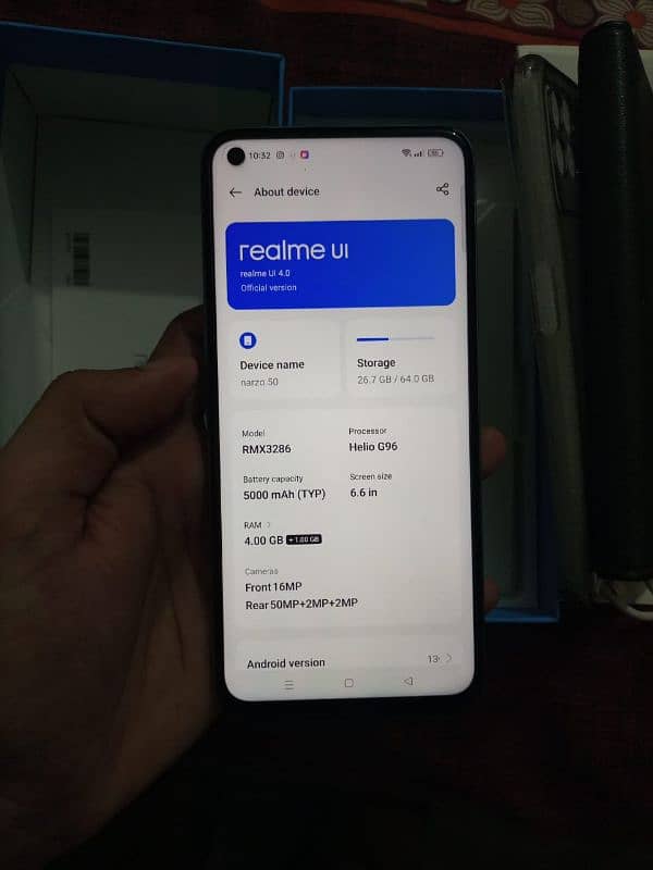 Realme Narzo 50 4