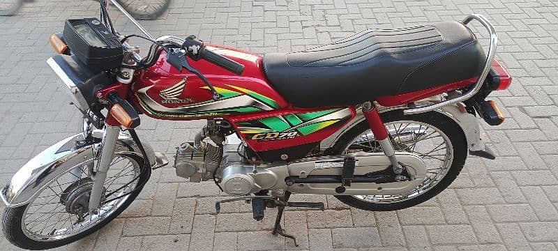 Honda cd 70 Punjab number read add 8