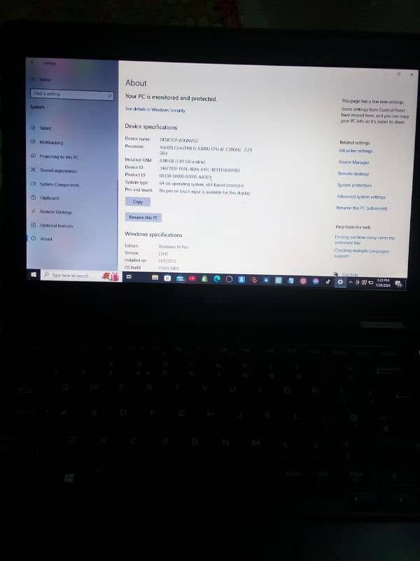 Dell Laptop with Core I5 fifth generation 3