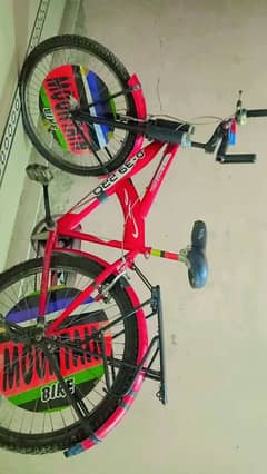 Original imported mountain bicycle Red color.