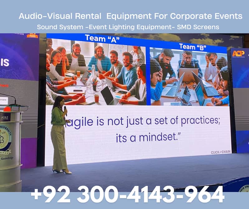 Audio Visual Rentals | SMD Screen | LED Tv | Sound |Truss & Lights 0