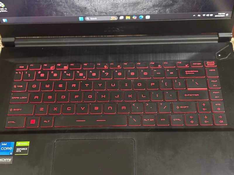 Gaming Laptop/ MSI/ 16RAM GTX 1650 4GB/ i5 11th gen 4