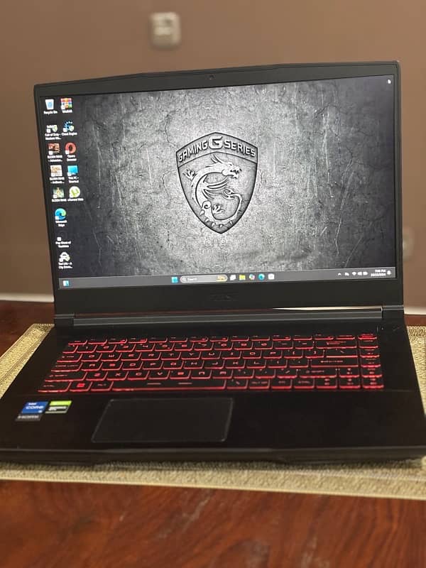 Gaming Laptop/ MSI/ 16RAM GTX 1650 4GB/ i5 11th gen 5