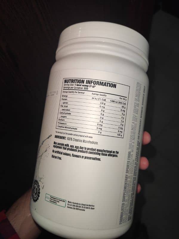 Genetix Creatine Monohydrate 1