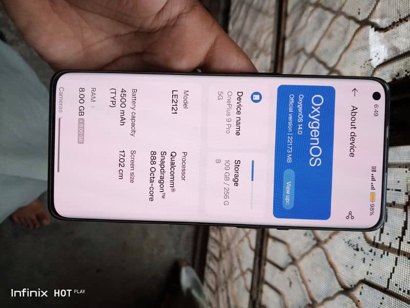 OnePlus 9 pro 5g 8+8gb/256gb 9