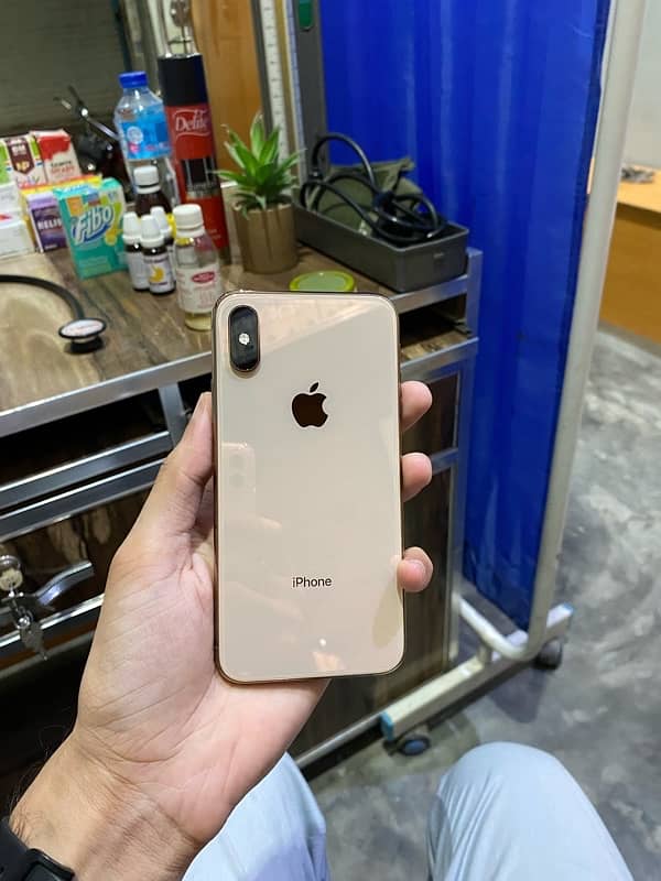 iphone xs 64 Gold Pta duo sim 2