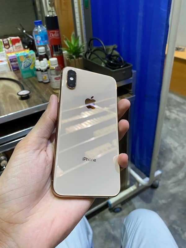 iphone xs 64 Gold Pta duo sim 3