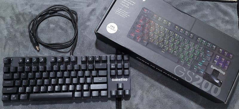 Gamestop GS 200 RGB Gaming Mechanical Keyboard 0