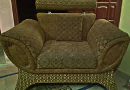 sofa set 5_seater ,& colour brown 0