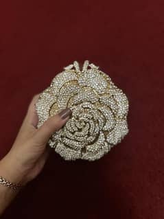 bridal clutch . . selling out my bridal clutch used once brand new