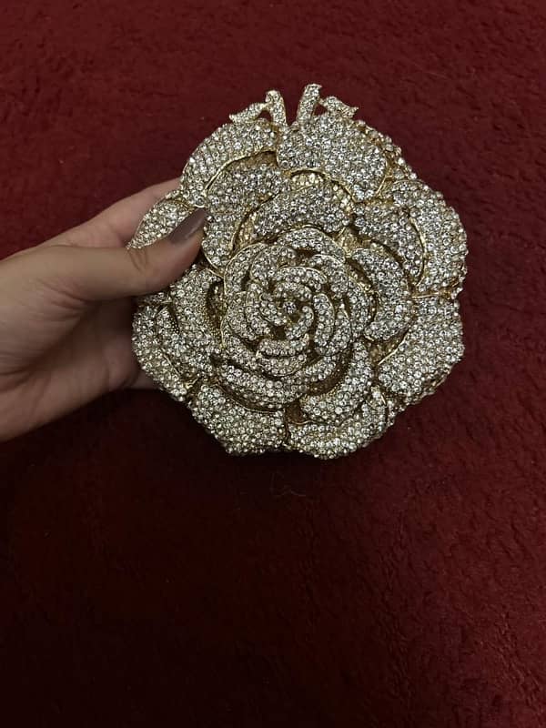 bridal clutch . . selling out my bridal clutch used once brand new 1