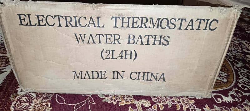 Electrical thermostatic water bathes 0