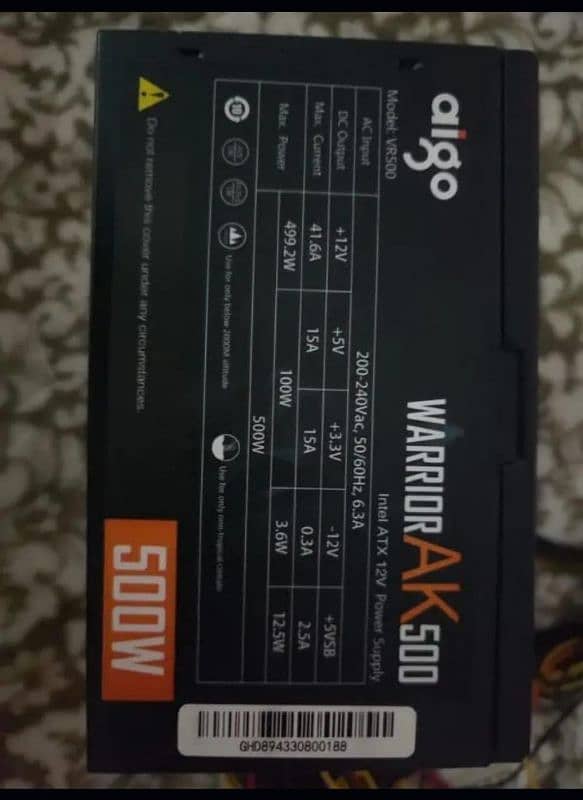 aigu 500w gaming psu 0