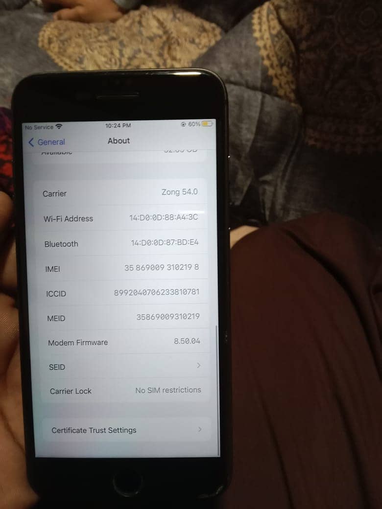 iPhone 8plus 64gb nun pta 9