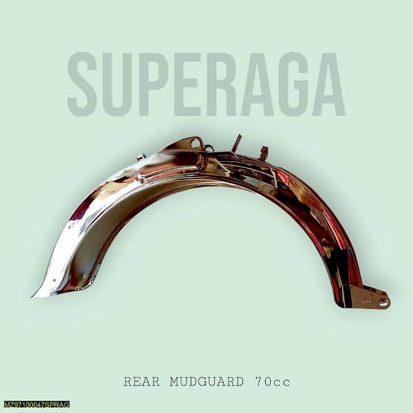 2pc Superaga Steal Mudguard(Rear) 70cc Motorcycle 5