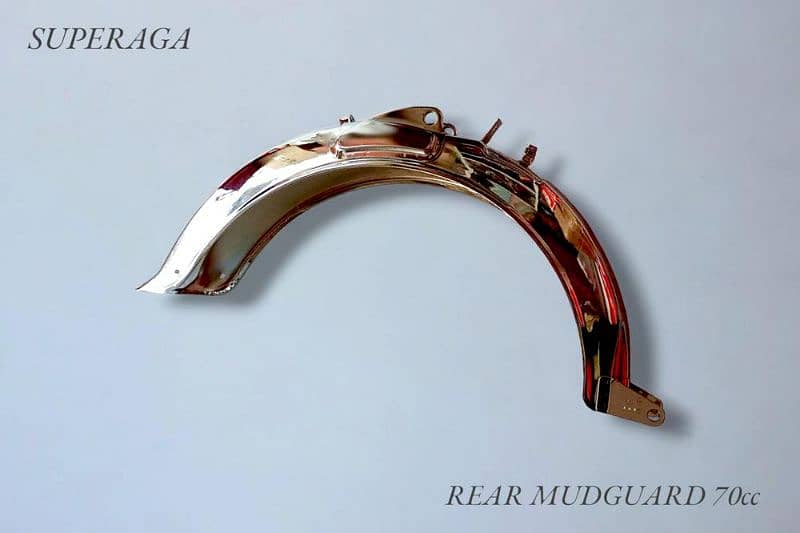 2pc Superaga Steal Mudguard(Rear) 70cc Motorcycle 6