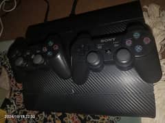 PS3 SUPER SLIM JAILBREAK WITH 2 CONTROLLER 29 GAMES DOWNLOADED