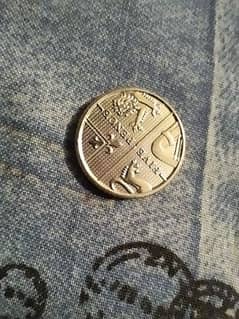 5 Pence coin, Queen Elizabeth 2017