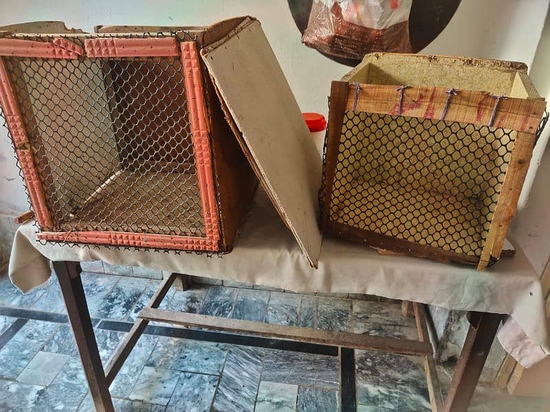 hen 2 tokra per piece 400 and 2 wood cage per piece 350 2