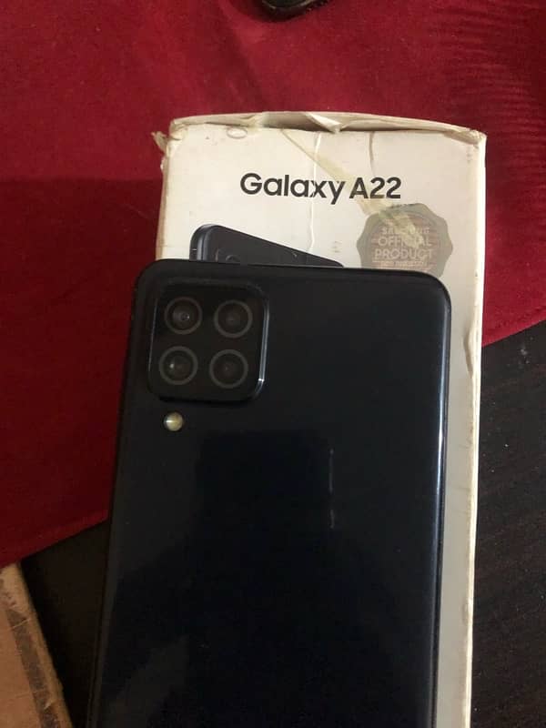 Samsung a22 with box 4/128 dual sim approved 7