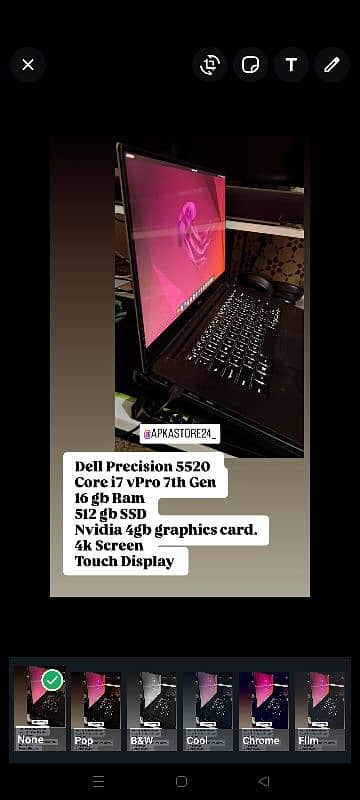 Dell Precision 5520 Laptop 0