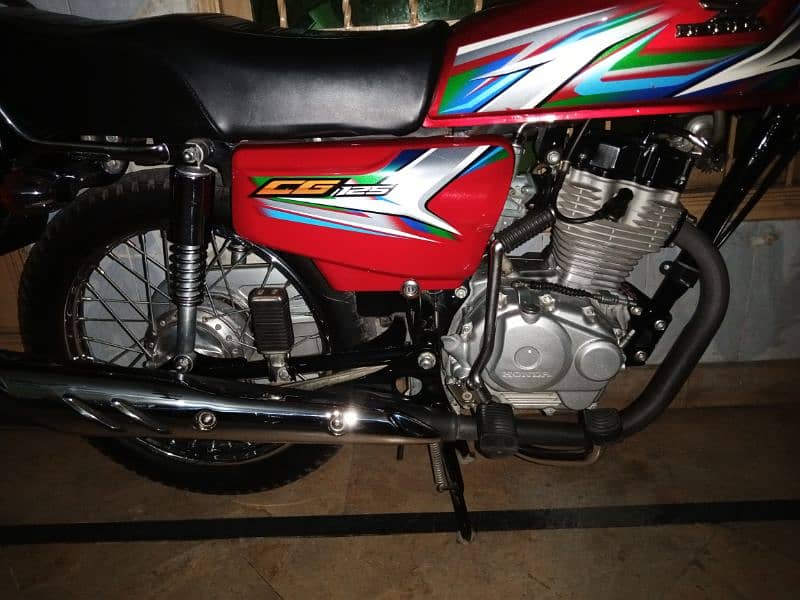 Honda cg125 model 2023 Red 6