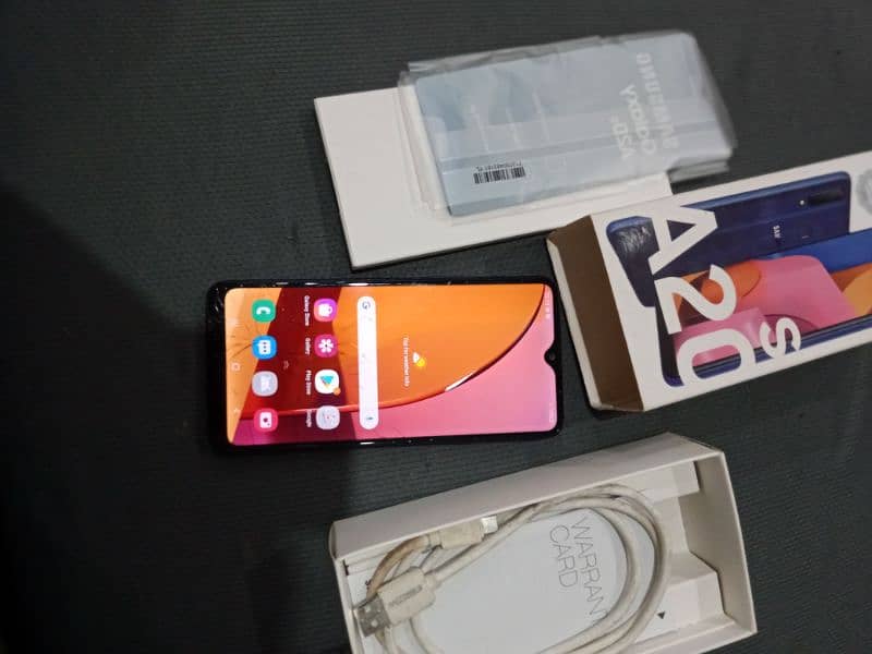 Samsung a20s pta with box data cable 1