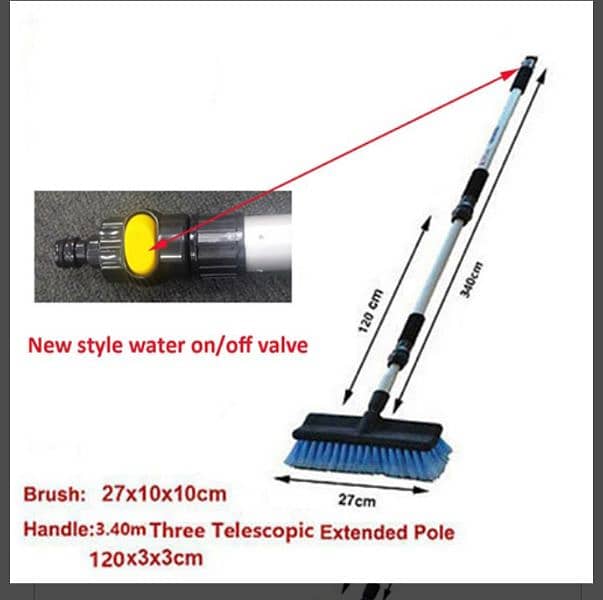 Solar panel cleaning brush Delivery Free 0