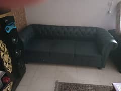 3 seater Teal colour sofa URGENT SALE