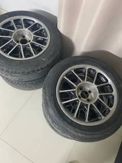 4 Alloyrims silver sports japenese 16" 0