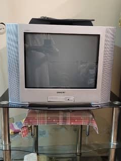 Sony wega TV With imported tv trolley & DVD