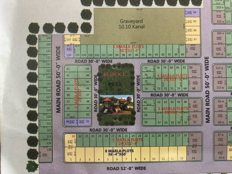 5 marla facing park plot Ideal Garden Housing Society 5