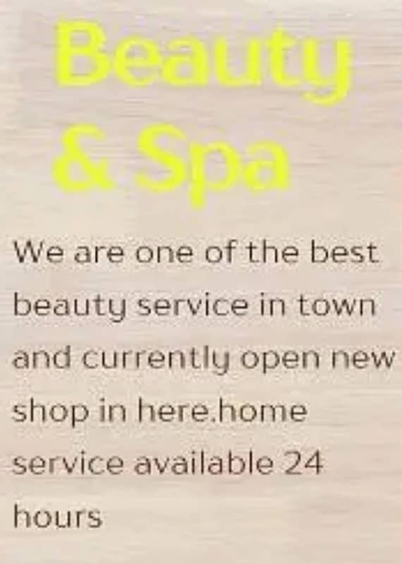 Spa Home Service for Females 0