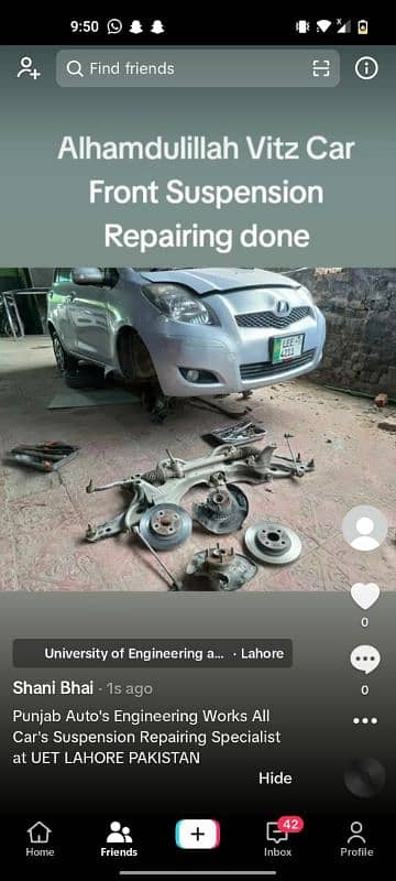 Car's Suspension Repairing Santro,Cultus,Alto,Mehran,Cuore,Swift,vitz, 12