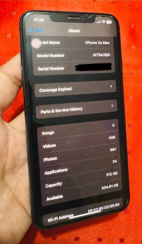 Apple IPhone XS Max 512GB 3