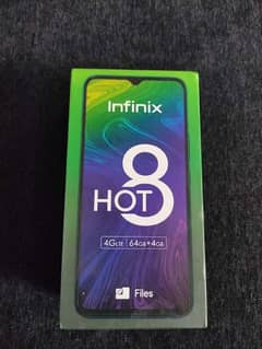 Infinix hot 8 4gb/64gb 5000amh battery all ok /03433877605watsapp