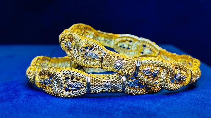 Gold bangles 1