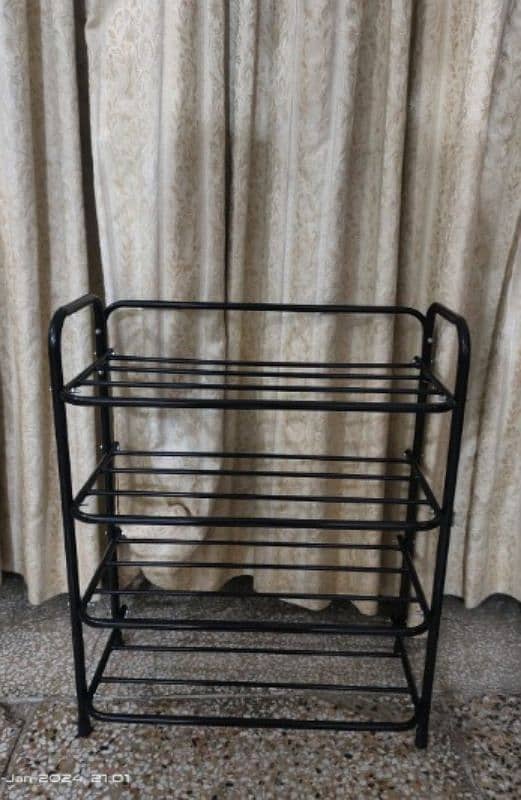 4 layer metal shoe rack 0