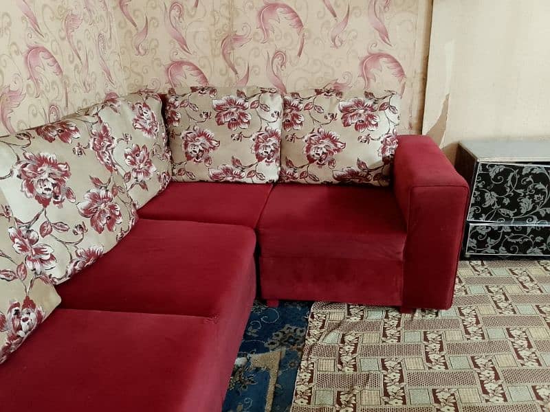 L shaped sofa set 3